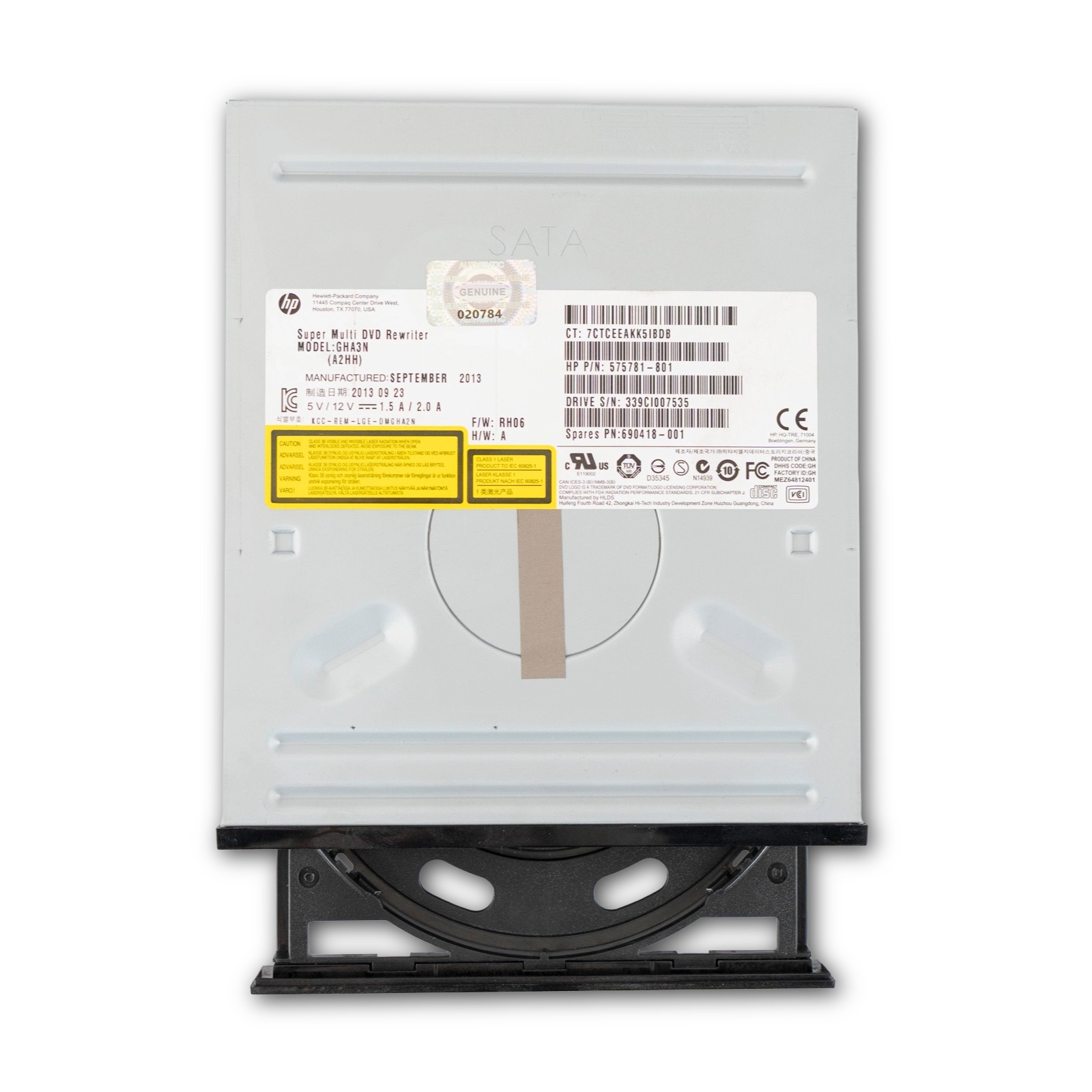 Masterizzatore LG GHA3N DVD RW SATA 24x Internal Drive Desktop CD DVD